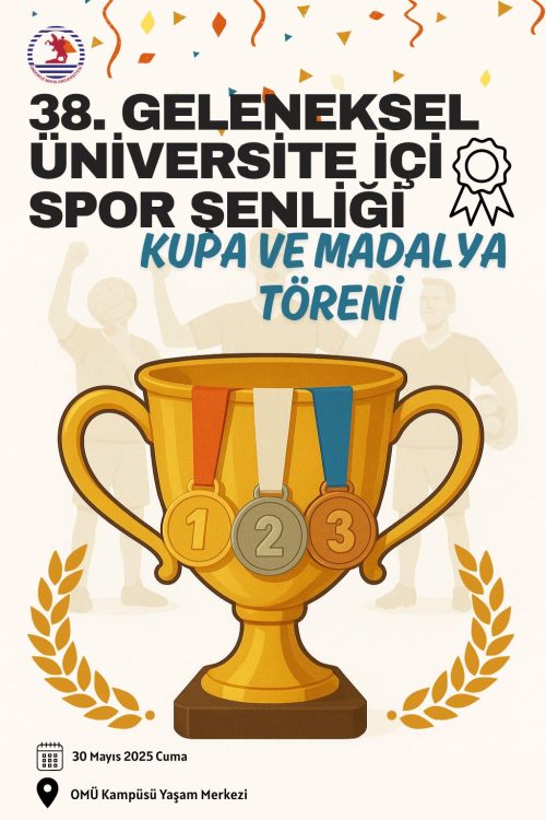 38. Spor Şenlikleri Kupa Töreni