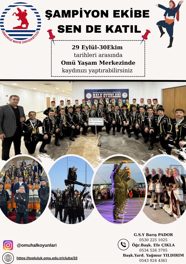 ŞAMPİYON EKİBE SEN DE KATIL