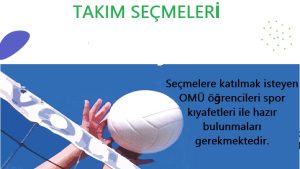 KADIN-ERKEK  VOLEYBOL TAKIM SEÇMELERİ
