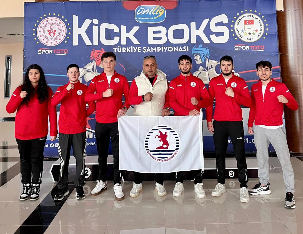 OMÜ’ye ÜNİLİG Türkiye Kick Boks Şampiyonası’ndan 1 altın, 1 bronz