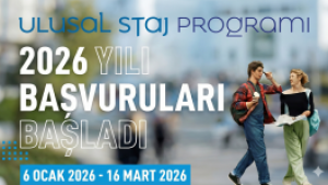 Ulusal Staj Programı 2026 Yılı Başvuruları Başladı!